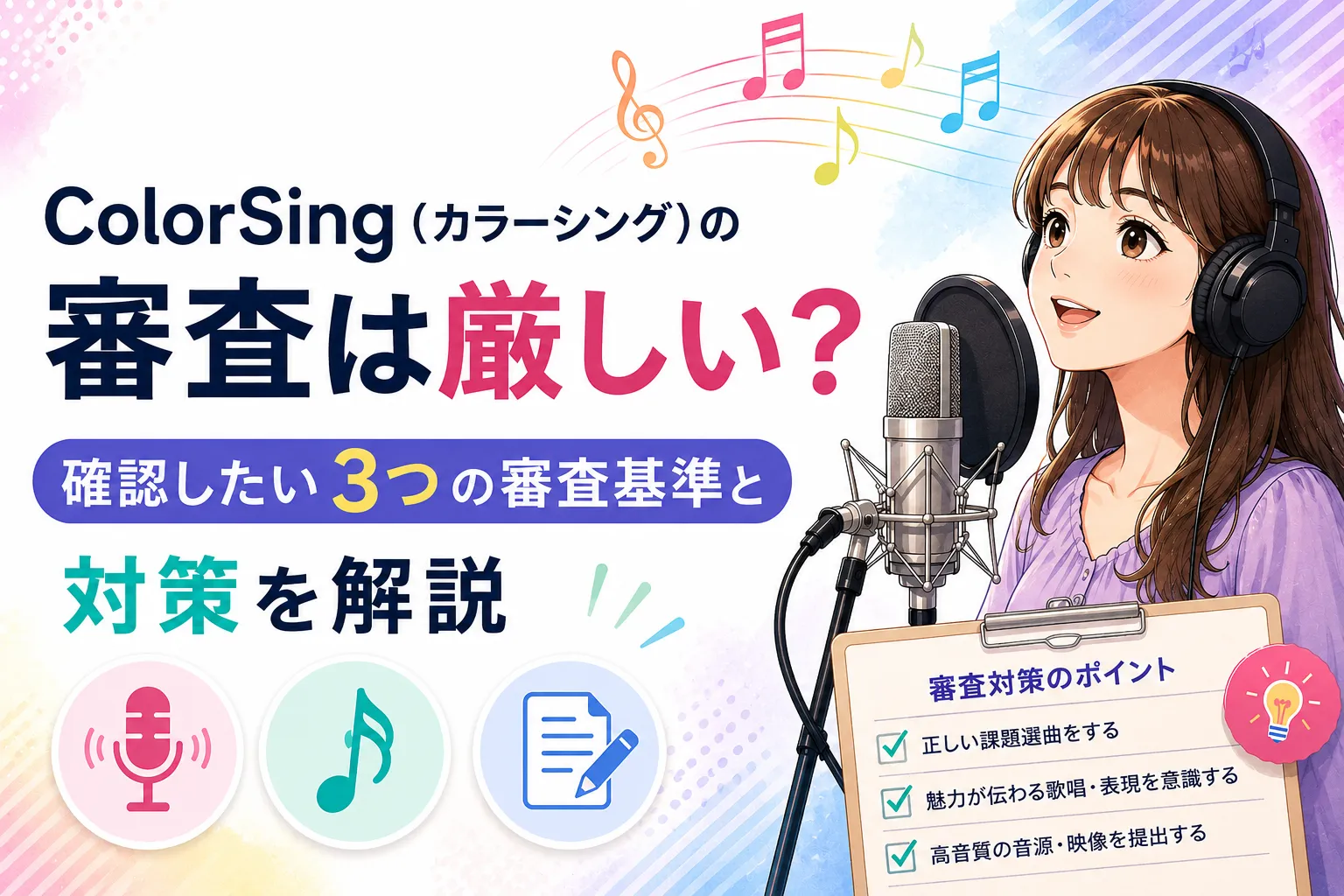カラーシング　審査